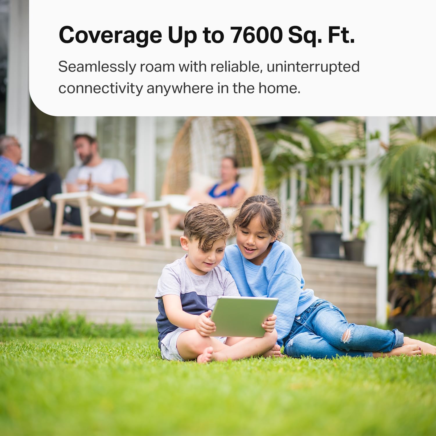 Deco 7 Pro Tri-Band WiFi 7 BE10000 Whole Home Mesh System 6-Stream 10 Gbps | 4 x 2.5G Ports Wired Backhaul, 4 x Smart