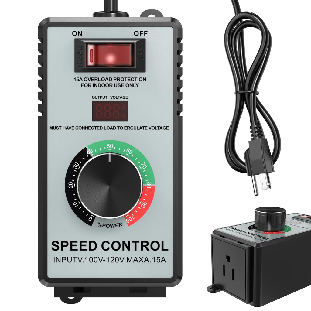 AC Motor Speed Controller, Variable Speed Regulator for Fan & Power Tools