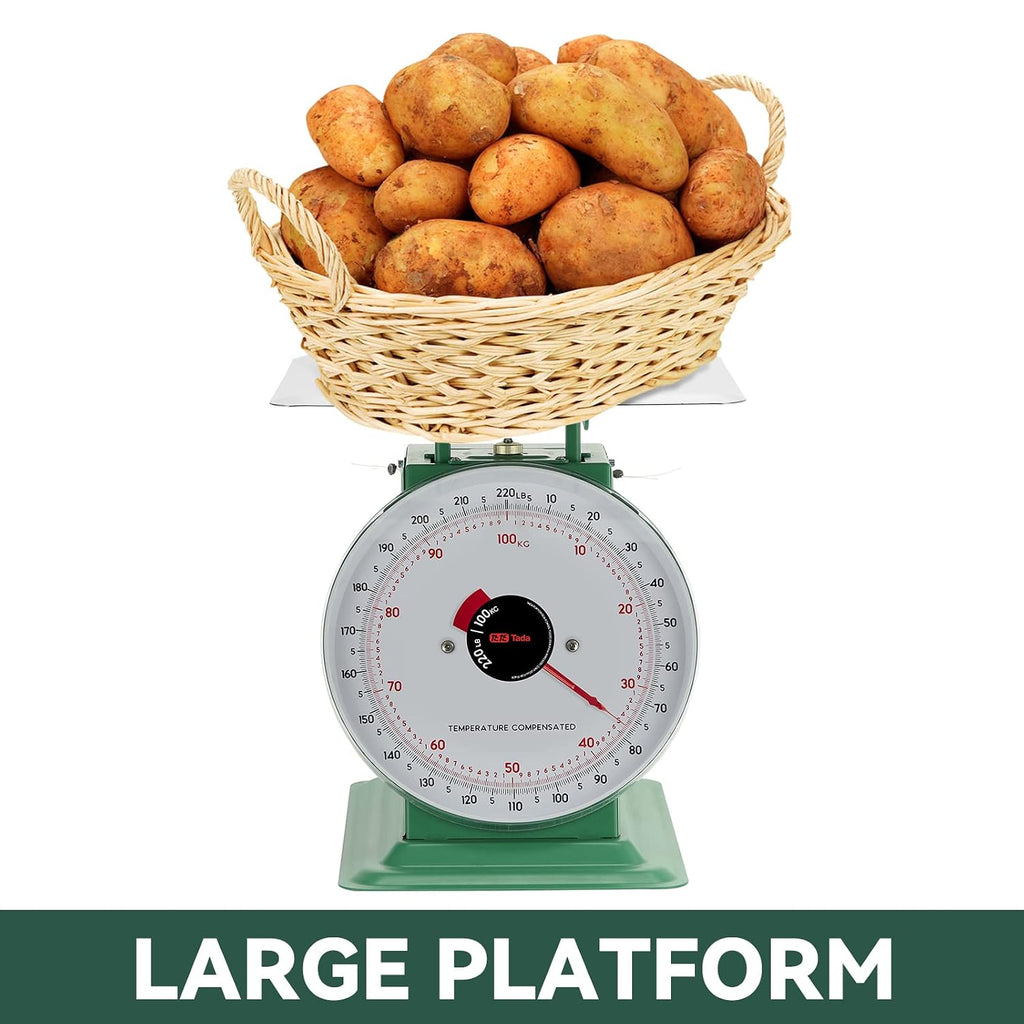 220lbs Heavy Duty Mechanical Kitchen and Food Scale