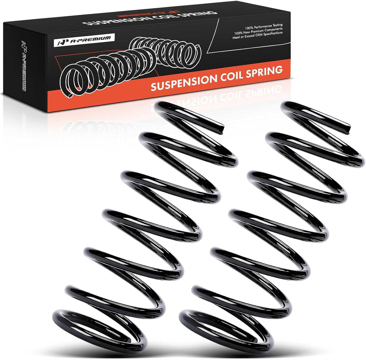 A-Premium 2-Pack Rear Suspension Coil Spring Set Compatible with Nissan