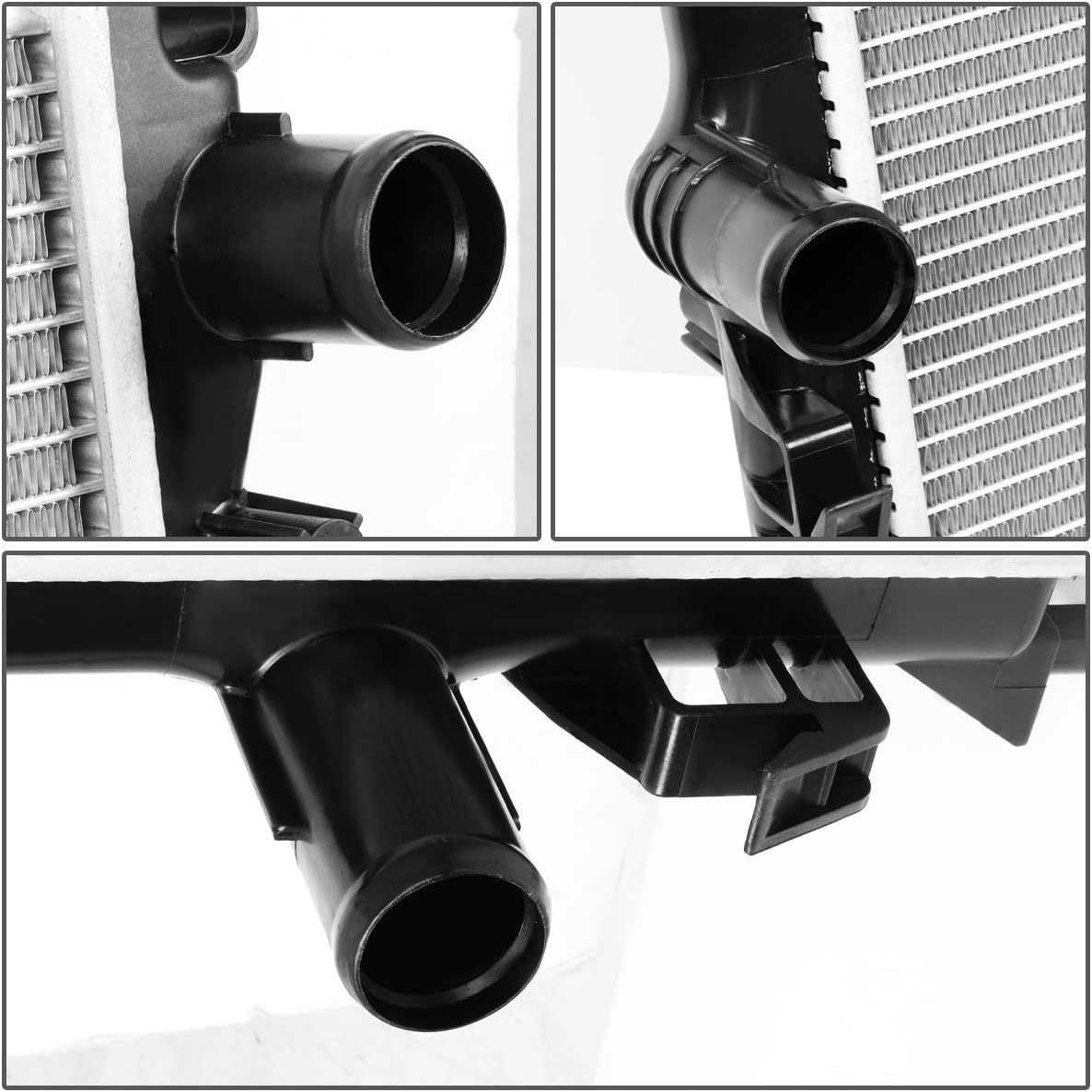 13157 Radiator Compatible with 2009-2017 Dodge Challenger Charger 2009-2018 300 2.7L 3.5L 3.6L 5.7L 6.1L Factory Style Replacement Aluminum Cooling Radiator 68050126AA 68050126AB