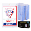 25-Pack 130pt Sleeved Card Magnetic Holders