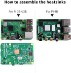 GeeekPi Acrylic Case for Raspberry Pi 4 Model B & Raspberry pi 3 Model B+, Pi Case with Cooling Fan and 7PCS Heatsinks for Raspberry Pi 4 Model B/Pi 3B+/ Pi 3B/ 2B (Clear)