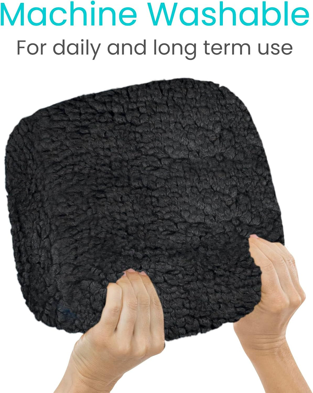 Knee Scooter Pad Cover - Soft Adult Sheepskin Memory Foam