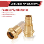 5Pcs EFIELD 3/4"Copper Press x PEX-A Coupling Adapter(PEX1960186-5)