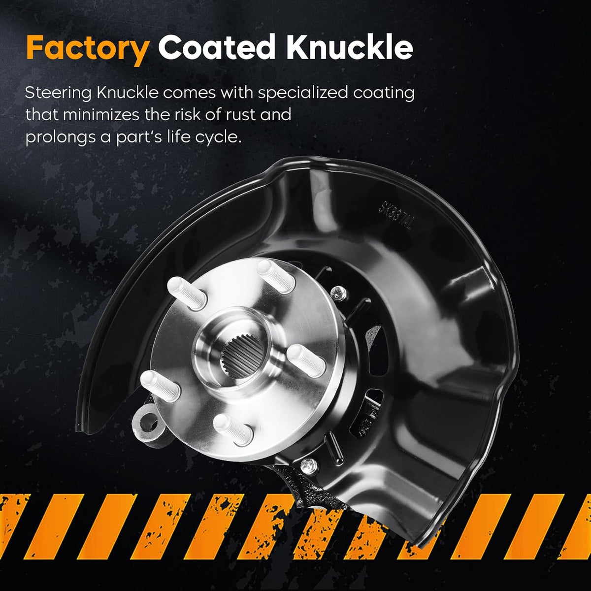 Front Left Steering Knuckle Wheel Bearing Hub Assembly for Corolla 09-13