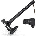 Hatchet Axe with Sheath, Multi-Functional Tactical Tomahawk | Sharp Portable Survival Axes with Hammer for Camping