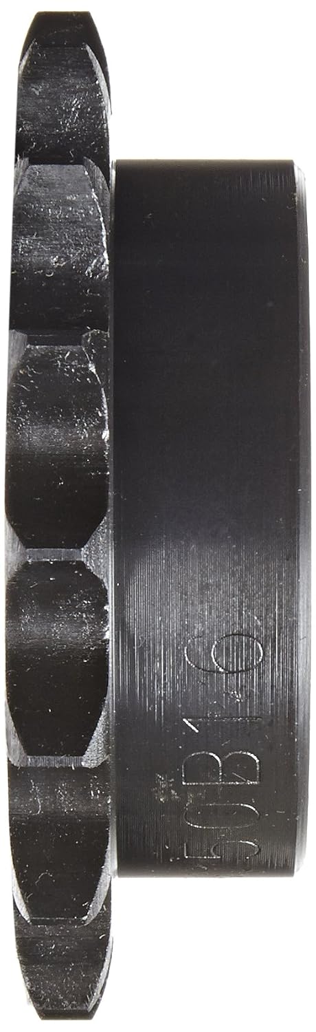 Browning 50B16 Minimum Bore Roller Chain Sprocket, Single Strand, Steel, 5/8" Stocked Bore, 16 Teeth