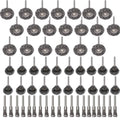 Rocaris 60 Pcs Steel Wire Wheels, Wire Brushes Set for Rotary Tool