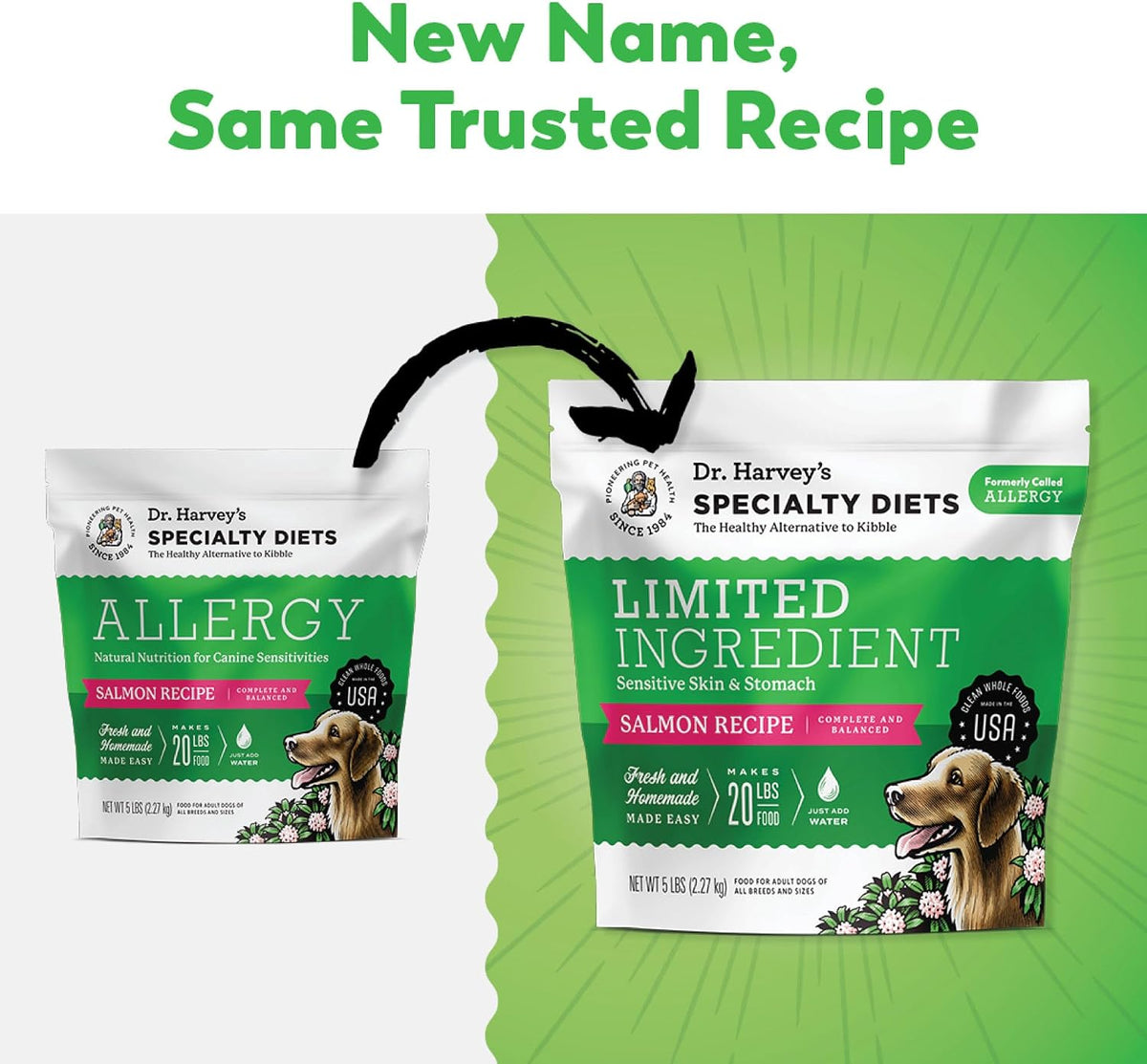 Limited Ingredient Dog Food, Salmon Recipe (5 lb)