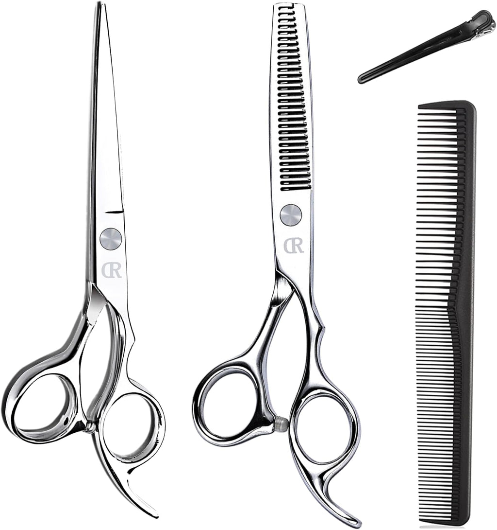 Hair Cutting Scissors Shears kit,Professional Edge Sharp Hair Scissors set,Barber Hairdressing Texturizing Thinning