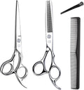 Hair Cutting Scissors Shears kit,Professional Edge Sharp Hair Scissors set,Barber Hairdressing Texturizing Thinning