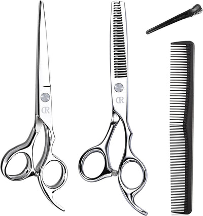 Hair Cutting Scissors Shears kit,Professional Edge Sharp Hair Scissors set,Barber Hairdressing Texturizing Thinning