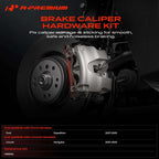A-Premium Front Disc Brake Hardware Kit