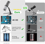 4K Digital Microscope for iPhone Android Phone and Windows Mac PC | 3840x2160p Wireless Handheld Microscope Camera
