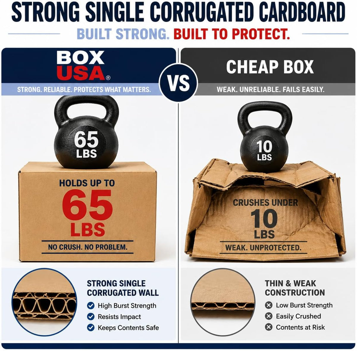 Medium Moving Boxes 18"L x 14"W x 12"H 10-Pack - Corrugated Cardboard Box for Shipping, Mailing, Packing, Packaging