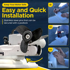 1854017 RTA-17 Quick Release Bracket for Minn Kota Trolling Motors