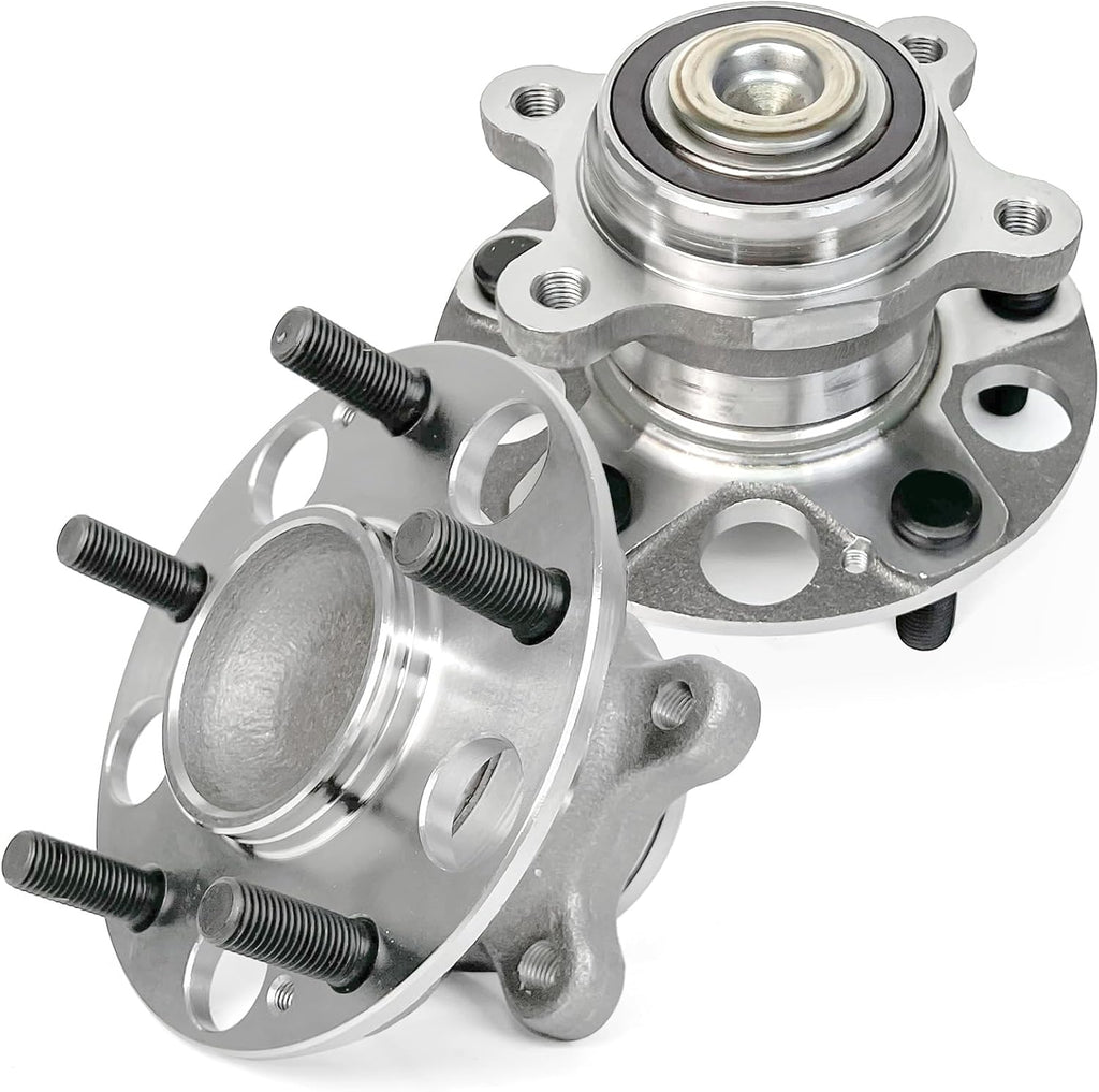 Pair 512256 Rear Wheel Bearing Hub Assembly Compatible with Honda Civic EX 1.8L 2006-2011, Civic EX-L 1.8L 2009-2010, Civic Si 2.0L 2006-2011, FWD Model Only, 5 Lugs