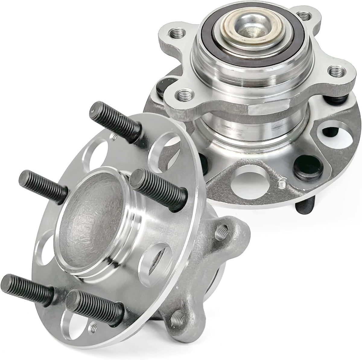 Pair 512256 Rear Wheel Bearing Hub Assembly Compatible with Honda Civic EX 1.8L 2006-2011, Civic EX-L 1.8L 2009-2010, Civic Si 2.0L 2006-2011, FWD Model Only, 5 Lugs