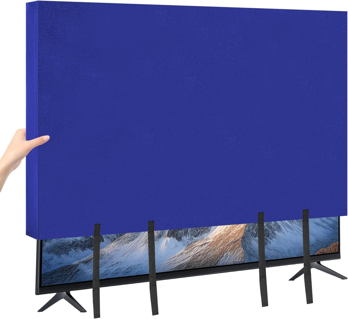 TV Cover Moving Box 60" to 65" Flat Screen Protector Dustproof & Anti-Scratch Outdoor Indoor TV Screen Protector with