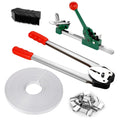 UpJiaFlarish PP Banding Strapping Kit - Pallet Strapping Kit Set with Tensioner, Crimper & Sealer, 5/8 Inch *130Ft PP