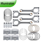 munirater Connecting Rod & Piston & Ring Set Replacement for 23041-2E100