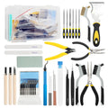 42Pcs 3D Printer Accessories Kit, Professional Deburring Tool Set with Nozzle Cleaning Needles, Scraper, Pliers