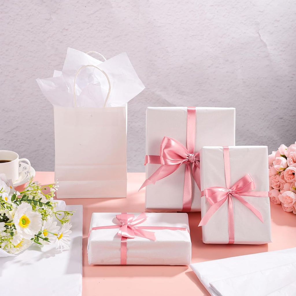 600 Sheets White Tissue Paper Bulk 20 x 30 Inches