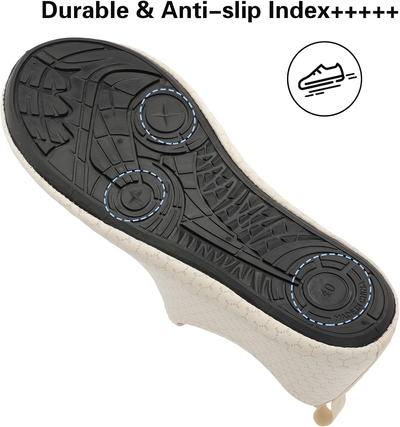 Womens Mens Water Shoes Quick Dry Beach Swim Shoes Barefoot Aqua Socks Outdoor Sand Socks for Pool River Diving