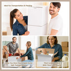 4 Pack Reusable Insulated Shipping Cooler Box, 11" x 9" x 9"