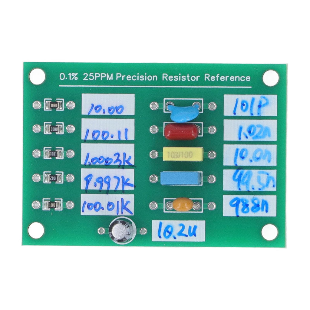 Calibration Reference Plate for Capacitance Testing and Multimeter Accessory with Precision Measurement Tool