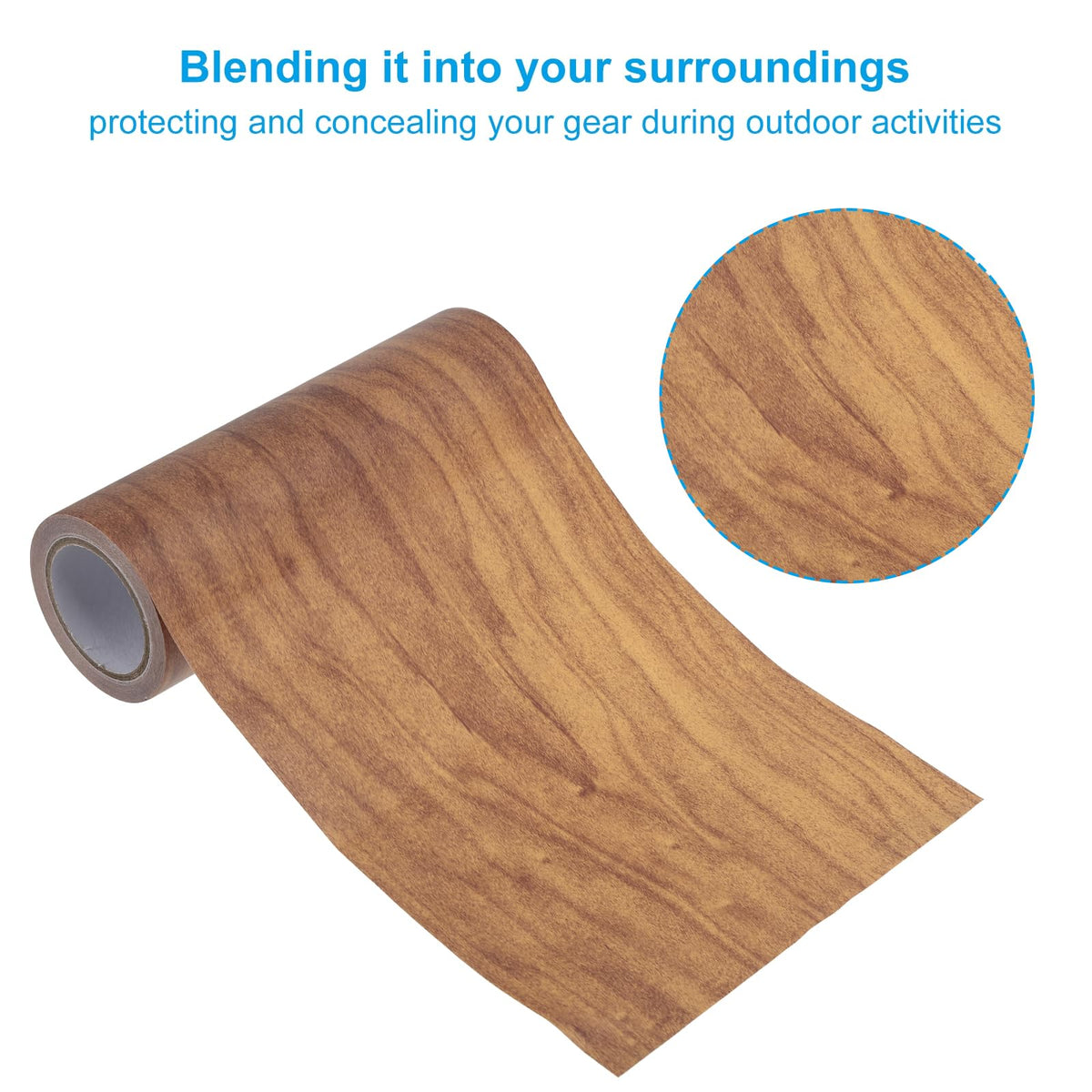Wood Grain Repair Tape 6" x15ft Self Adhesive Wheat Maple