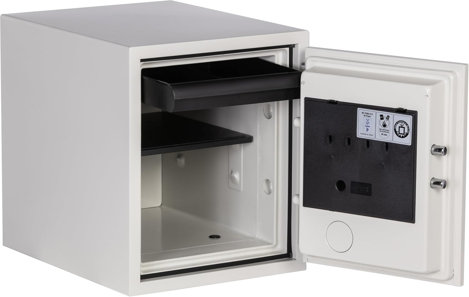 Olympian 1-Hour Fire Rated Fireproof Safe - Dual Control Dial and Key Lock - Bolt-Down Kit Included - For Home or