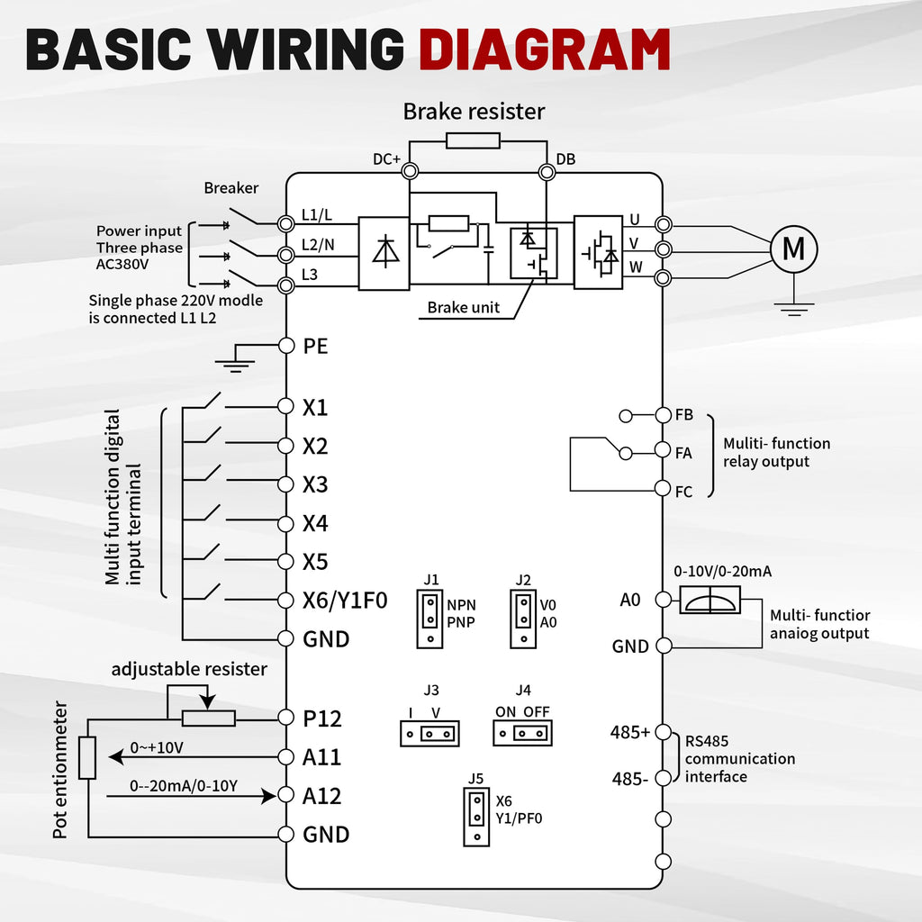 RATTMMOTOR 2.2KW VFD 110V Spindle Motor Controller Converter