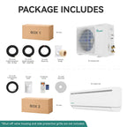 36000 BTU Mini Split AC/Heating System 19 SEER2 18000 BTU * 2 Set