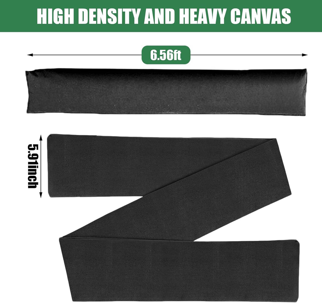 (5 PCS) 5 ft x 6.5 in Water Activated Flood barriers for Reusable Flood barriers Water Absorbing Flood barriers No