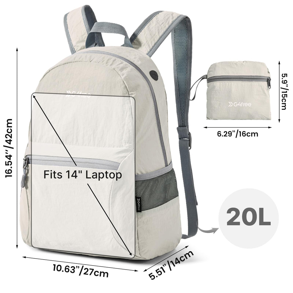 20L Lightweight Packable Backpack Travel Hiking Daypack Foldable Backpack for Men Women