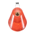 Ellipse Oval Joystick Head Rocker Ball Top Handle Arcade Game Replacement Red 2pcs