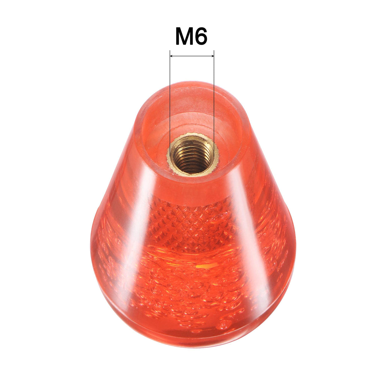 Ellipse Oval Joystick Head Rocker Ball Top Handle Arcade Game Replacement Red 2pcs