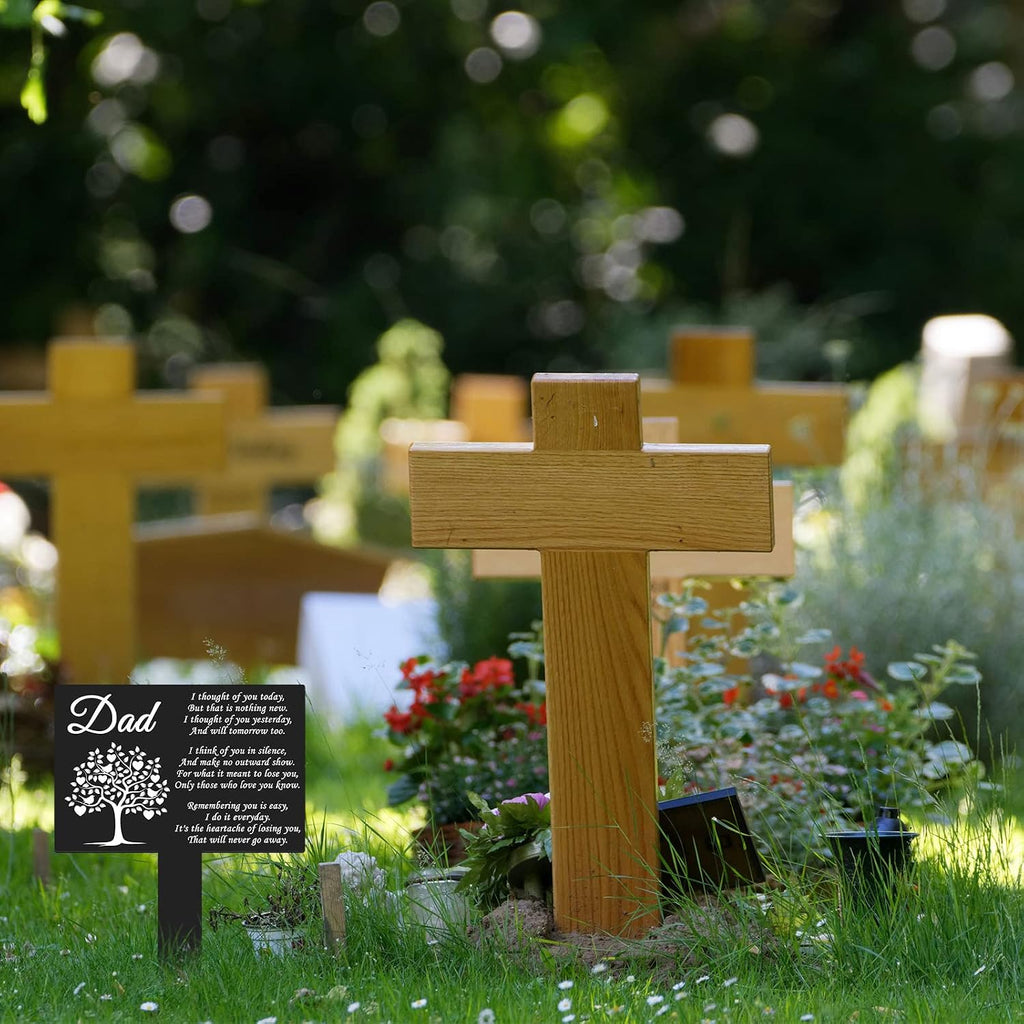 Dad Memorial Stake, Grave Decorations for Cemetery