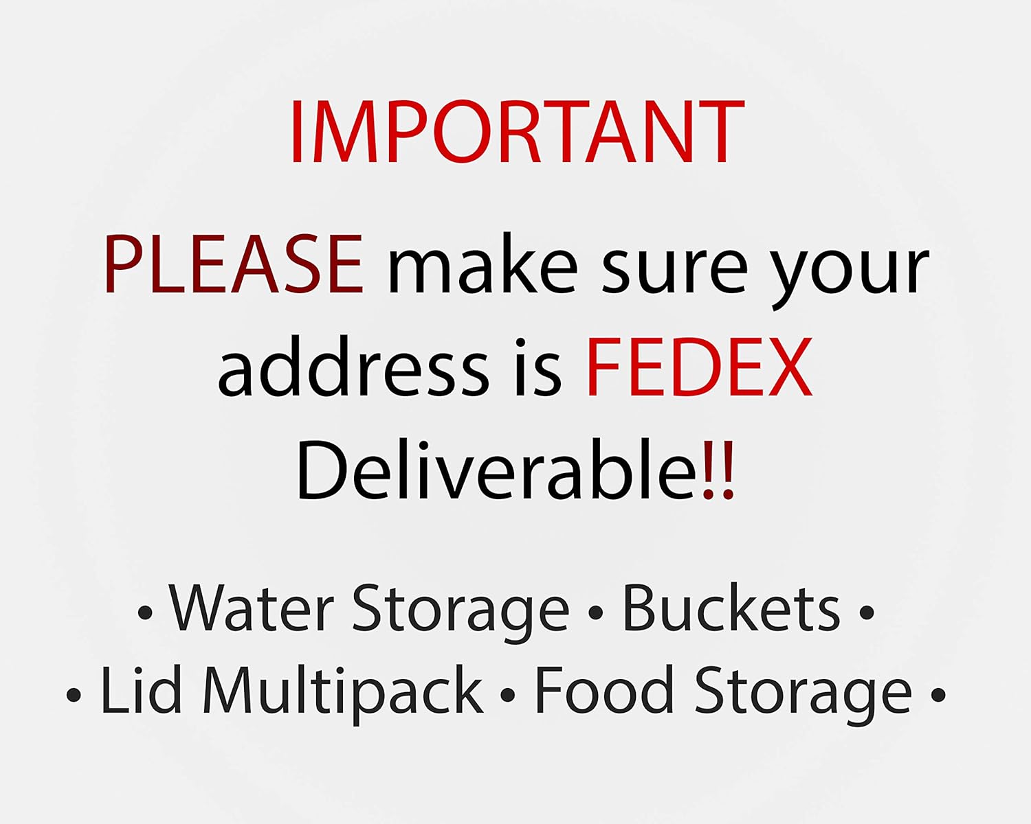 6 Gallon Oversized Samson Stackers, Blue, 4 Pack (24 Gallons), Emergency Water Storage Kit - New! - Boxed! Includes
