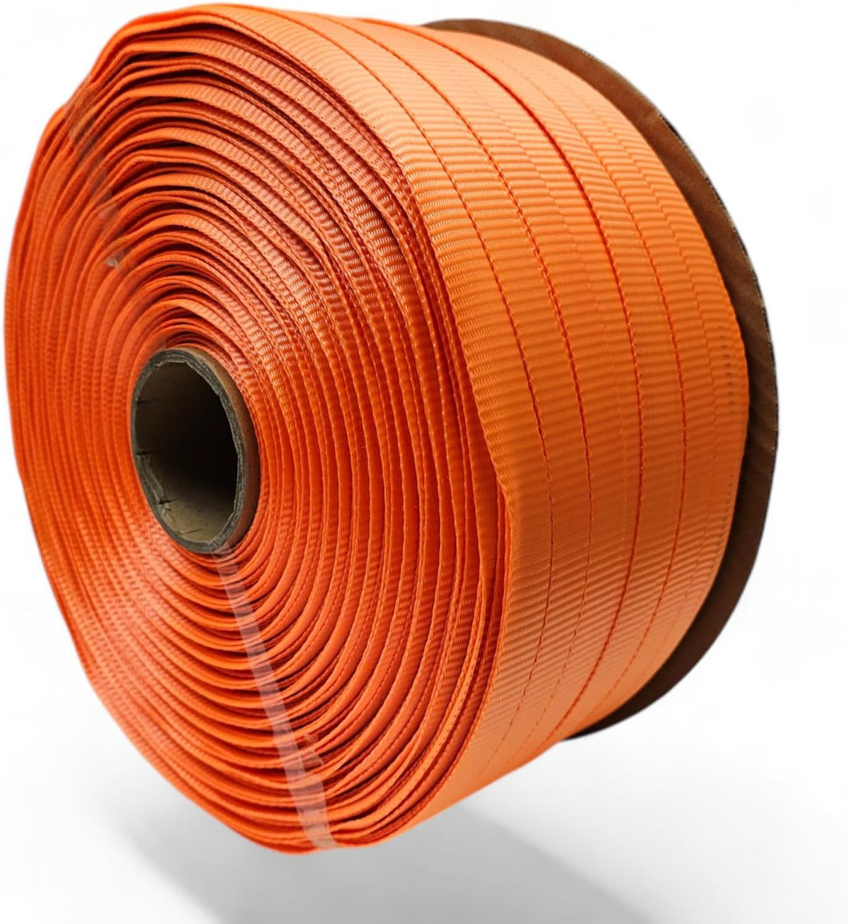 3/4 in x 1650 ft. x 2700 Lb Break Woven Polyester Cord Strapping (Orange)