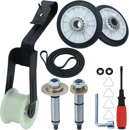 4392065 Dryer Repair Kit for Whirlpool Kenmore Maytag Roper Dryer | Includes 349241T Dryer Drum Roller Kit 341241