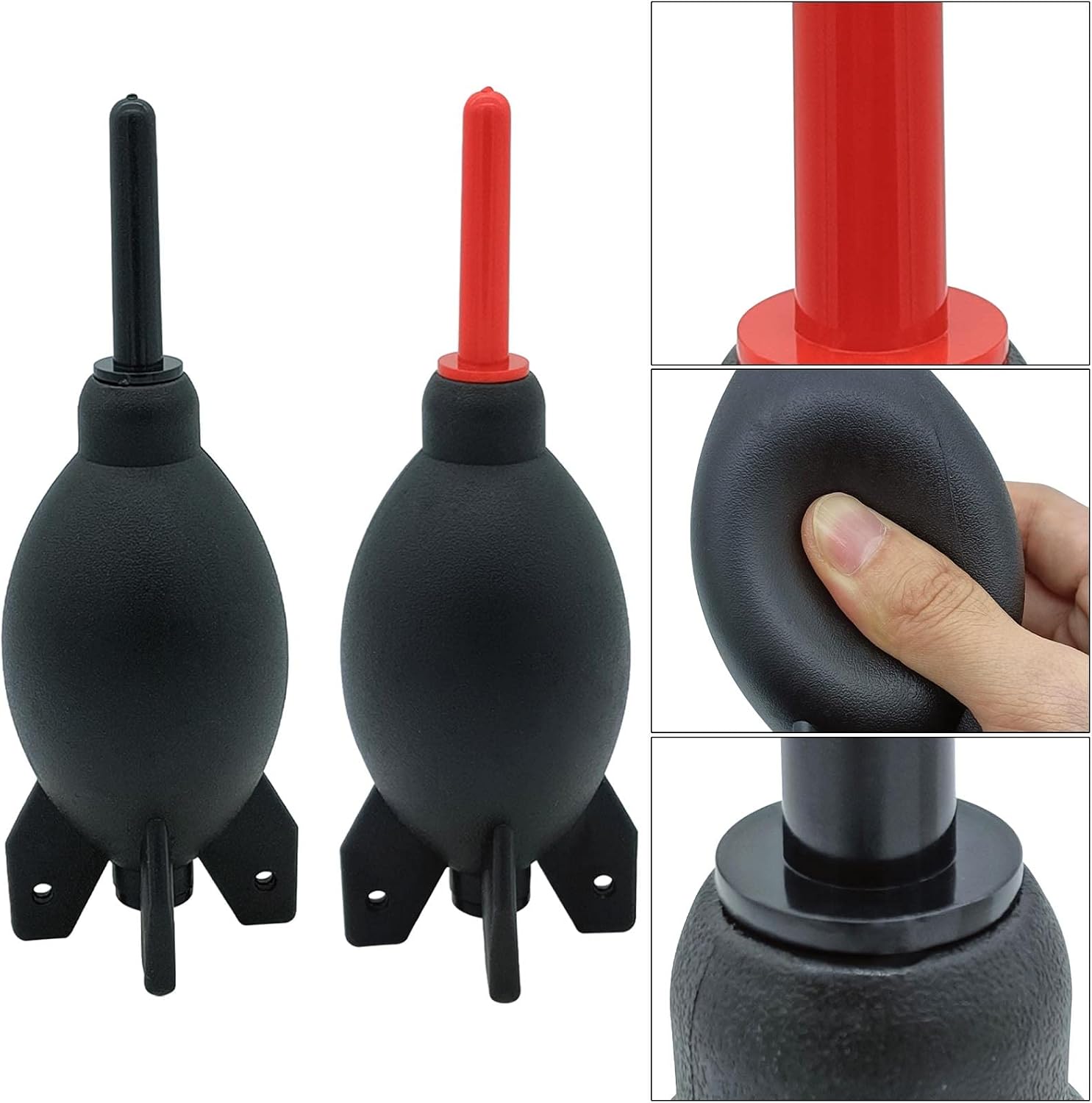 Lens Cleaning Kit Contains Rubber Rocket Air Blower Duster & Cleaning Pen | Equipped with air blowers and