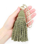 2 Pcs 6" Large Key Tassel with 4.3" Loop Hand Crafted Tassels