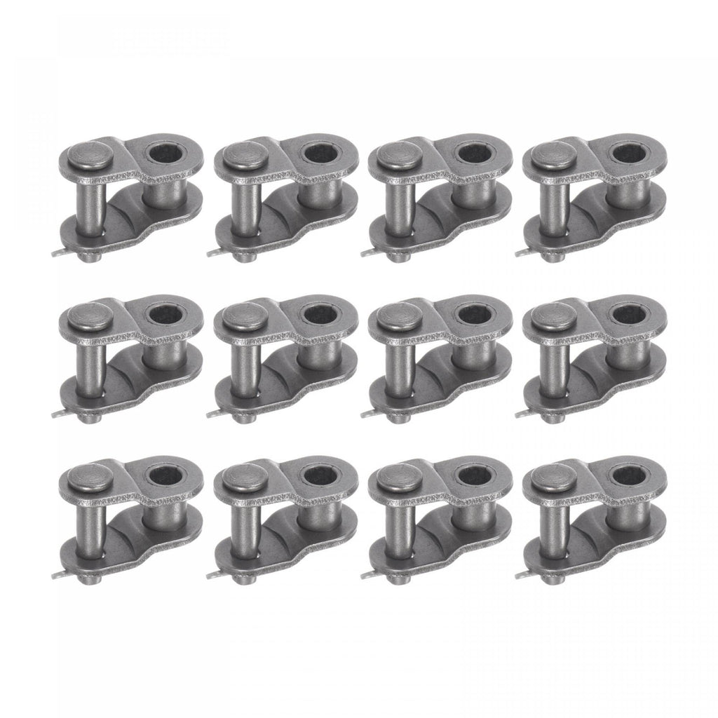 uxcell 16Pcs #35 Chain Offset Half Link Roller 3/8" Pitch Carbon Steel