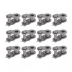 uxcell 16Pcs #35 Chain Offset Half Link Roller 3/8" Pitch Carbon Steel