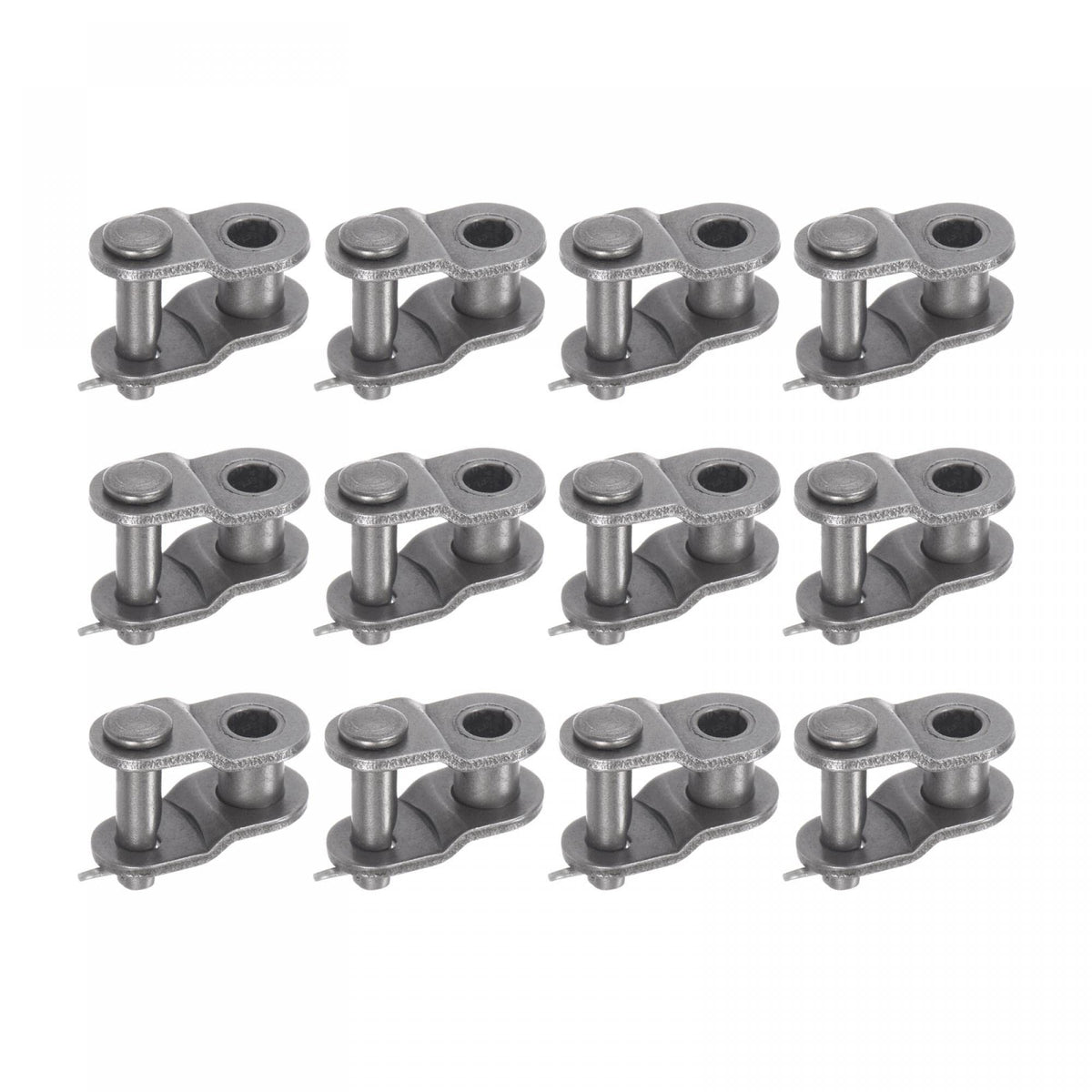 uxcell 16Pcs #35 Chain Offset Half Link Roller 3/8" Pitch Carbon Steel