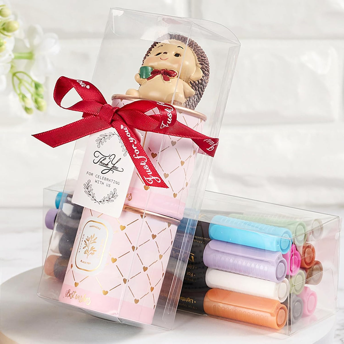 2x2x6 Inches Clear Favor Boxes for Treats, 30 Pack