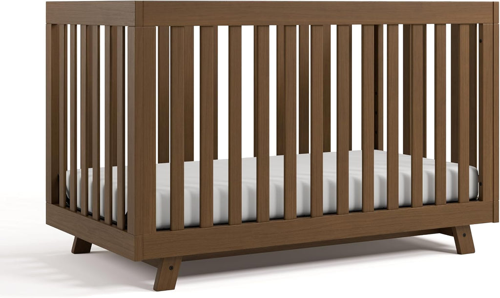 Beckett 3-in-1 Convertible Crib – GREENGUARD Gold Certified, Fits Standard Crib Mattress, Converts to Toddler Bed and